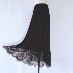 漢服襯裙打底防透半身下裙蕾絲齊腰襦裙中裙馬面裙內襯內搭2米擺