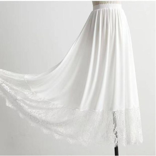 漢服襯裙打底防透半身下裙蕾絲齊腰襦裙中裙馬面裙內襯內搭2米擺 漢服襯裙打底防透半身下裙蕾絲齊腰襦裙中裙馬面裙內襯內搭2米擺