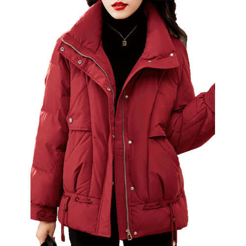 九江羽絨服立領加厚超厚冬季女款2025年新款爆款大碼大襖外套秋冬 九江羽絨服立領加厚超厚冬季女款2025年新款爆款大碼大襖外套秋冬