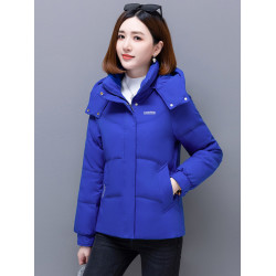 白色羽絨服女款冬季白鴨絨高級棉服短款秋冬2025新款加厚外套2026