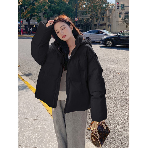 今年流行紅色羽絨服女短款2025冬季新款韓版加厚90白鴨絨棉服外套