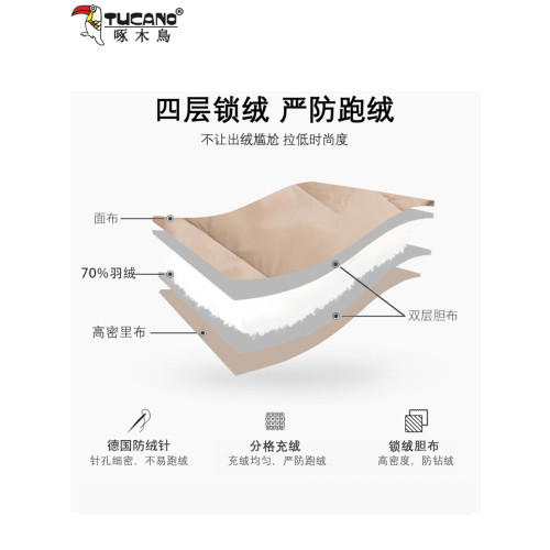 啄木鳥白鴨絨羽絨服女2025冬季新款輕薄保暖小個子外套洋氣上衣潮 啄木鳥白鴨絨羽絨服女2025冬季新款輕薄保暖小個子外套洋氣上衣潮