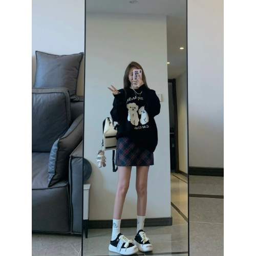 2025秋冬新款韓版慵懶風可愛卡通小狗針織衫女圓領重磅毛衣國潮牌 2025秋冬新款韓版慵懶風可愛卡通小狗針織衫女圓領重磅毛衣國潮牌