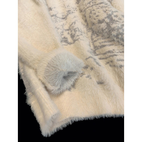 軟糯奶呼呼水貂絨毛衣女冬季溫柔套頭針織設計感慵懶秋冬寬松加厚 軟糯奶呼呼水貂絨毛衣女冬季溫柔套頭針織設計感慵懶秋冬寬松加厚