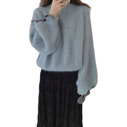 設計感浣熊絨毛衣女寬松外穿秋冬氣質溫柔風小衆加厚套頭春秋上衣 設計感浣熊絨毛衣女寬松外穿秋冬氣質溫柔風小衆加厚套頭春秋上衣