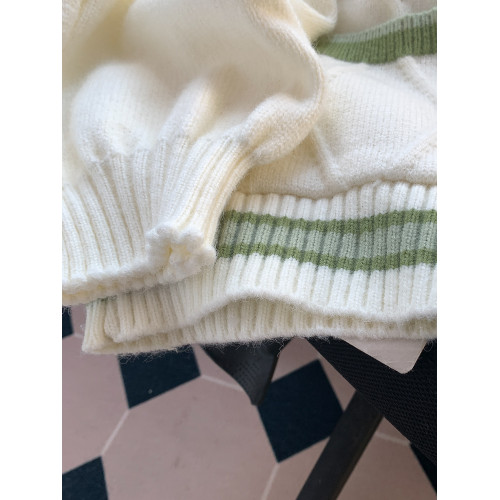 森系毛衣針織開衫外套女秋冬2025新款學生寬松慵懶設計感甜美上衣