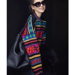 韓國東大門圓領毛衣女加厚文藝復古羊毛衫內搭寬松慵懶風時尚上衣