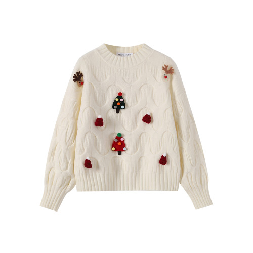 YOYO CLUB大碼復古新年毛衣女秋冬季新款穿搭上衣寬鬆針織衫外套