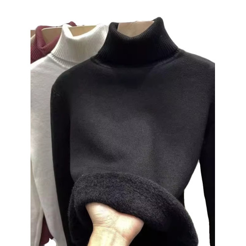 高領毛衣女一體絨打底衫2025年秋冬爆款修身百搭保暖內搭加絨加厚 高領毛衣女一體絨打底衫2025年秋冬爆款修身百搭保暖內搭加絨加厚