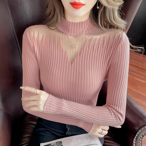 打底衫2025新款毛衣女秋冬季洋氣內搭高級感氣質長袖針織衫上衣潮 打底衫2025新款毛衣女秋冬季洋氣內搭高級感氣質長袖針織衫上衣潮