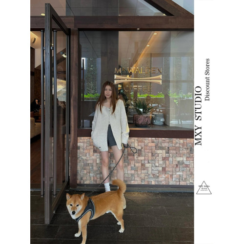 馬小也秋冬新款簡約百搭通勤休閒褲vol.6粗棒針織灰色包臀短褲女