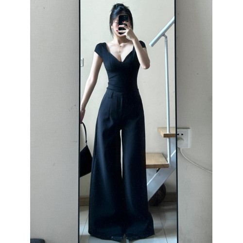 175高個子加長版180復古西裝褲女春秋百搭寬松高腰直筒休閒拖地褲