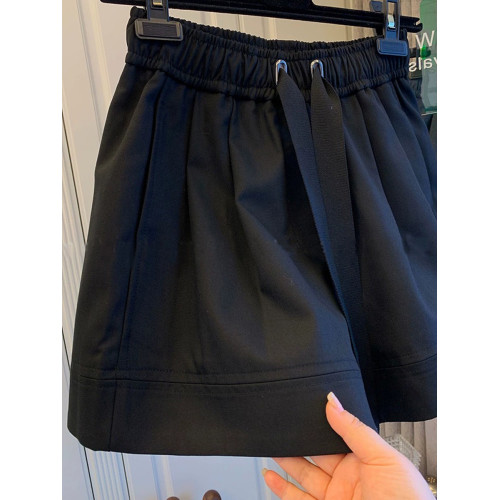 高腰松緊休閒短褲女夏季薄款大碼胖mm寬松顯瘦梨形身材濶腿五分褲