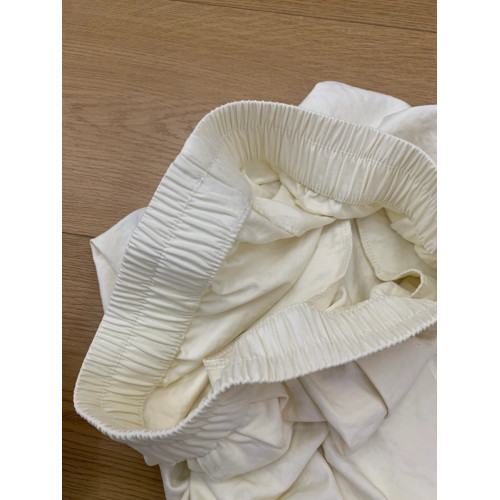 175高個子加長白色冰絲山本褲女夏高腰慵懶肌理感拖地濶腿空氣褲