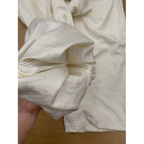 175高個子加長白色冰絲山本褲女夏高腰慵懶肌理感拖地濶腿空氣褲