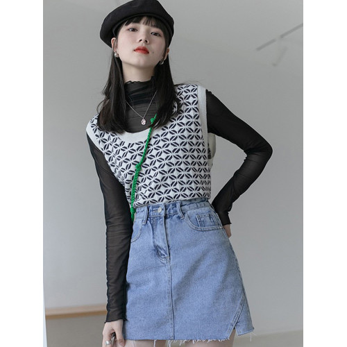 冰絲網紗打底衫女夏季修身內搭長袖薄紗透明罩衫防曬t恤辣妹上衣 冰絲網紗打底衫女夏季修身內搭長袖薄紗透明罩衫防曬t恤辣妹上衣