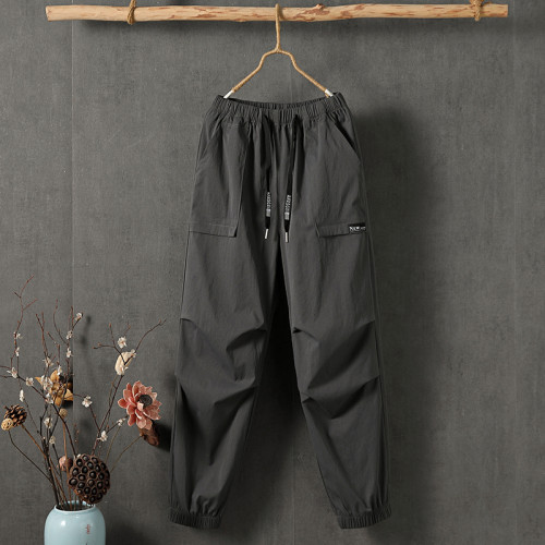 工裝褲女春秋新款大碼戶外運動褲高腰顯瘦寬松哈倫褲休閒束腳長褲 工裝褲女春秋新款大碼戶外運動褲高腰顯瘦寬松哈倫褲休閒束腳長褲