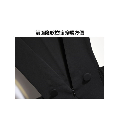 高級感背帶褲女秋裝2025新款設計感收腰顯瘦高腰濶腿西裝褲連體褲