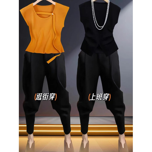 今年流行爆款褲子女2025秋冬新款蘿蔔褲大碼胖mm顯瘦束腳馬丁靴褲