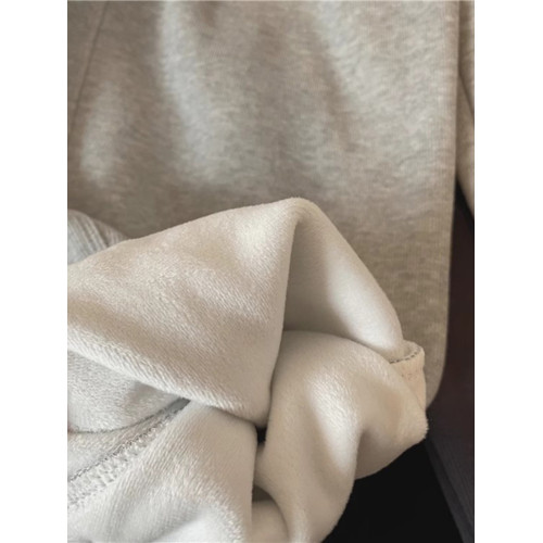 胖妹妹加絨加厚松緊腰休閒運動褲女秋冬季新款大碼寬松束腳衛褲