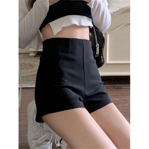 下衣失蹤打底短褲女大碼胖mm秋季可外穿緊身彈力高腰防走光安全褲