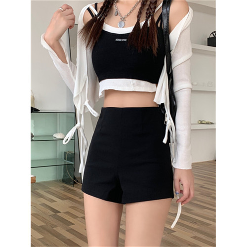 下衣失蹤打底短褲女大碼胖mm秋季可外穿緊身彈力高腰防走光安全褲