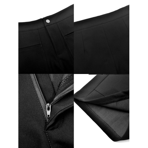 高腰性感黑色西裝短褲女秋冬2025新款小個子打底外穿彈力辣妹靴褲