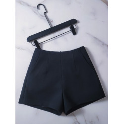 黑色西裝短褲女外穿 2025新款秋冬季高腰濶腿氣質顯瘦時尚a字靴褲