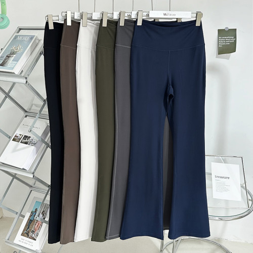 櫃上980同款~ 喇叭褲女士性感高腰顯瘦提臀外穿瑜珈健身微喇長褲 櫃上980同款~ 喇叭褲女士性感高腰顯瘦提臀外穿瑜珈健身微喇長褲