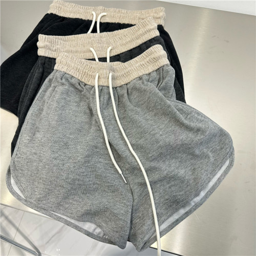 大碼300斤親膚糯米短褲女夏季薄款外穿a字褲遮肉顯瘦運動休閒熱褲