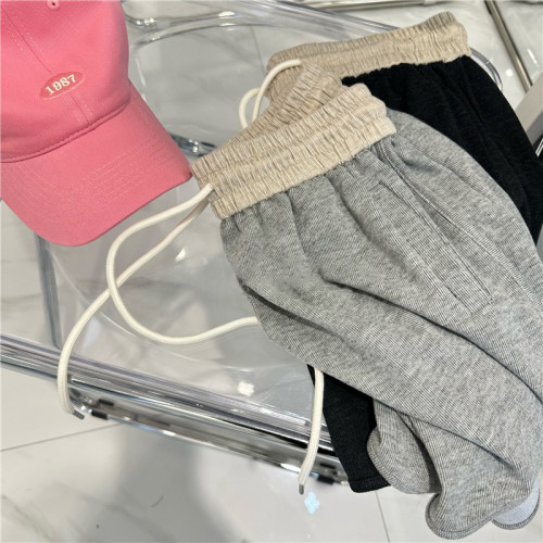 大碼300斤親膚糯米短褲女夏季薄款外穿a字褲遮肉顯瘦運動休閒熱褲