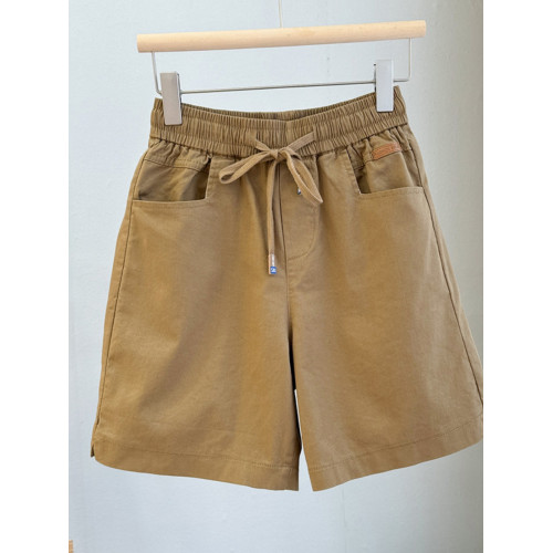 夏季新款女士水洗棉短褲松緊腰休閒寬松濶腿褲外穿薄款五分褲運動 夏季新款女士水洗棉短褲松緊腰休閒寬松濶腿褲外穿薄款五分褲運動