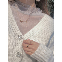 半高領蕾絲打底衫女早秋新款吊帶內搭洋氣紗衣高級感上衣網紗小衫