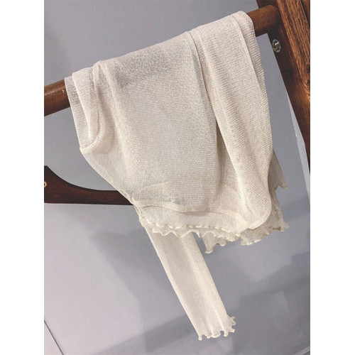 半高領蕾絲打底衫女早秋新款吊帶內搭洋氣紗衣高級感上衣網紗小衫