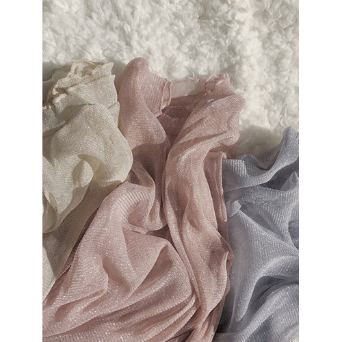 半高領蕾絲打底衫女早秋新款吊帶內搭洋氣紗衣高級感上衣網紗小衫