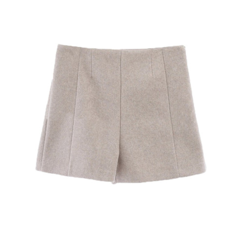 冬天毛呢短褲女秋冬2025新款高腰寬松a字褲小個子寬松休閒濶腿褲 冬天毛呢短褲女秋冬2025新款高腰寬松a字褲小個子寬松休閒濶腿褲