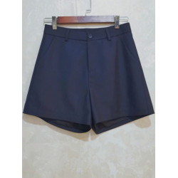 高腰西裝a字短褲女黑色秋冬2025新款顯瘦濶腿褲外穿打底靴褲春夏