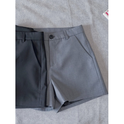 高腰西裝a字短褲女黑色秋冬2025新款顯瘦濶腿褲外穿打底靴褲春夏