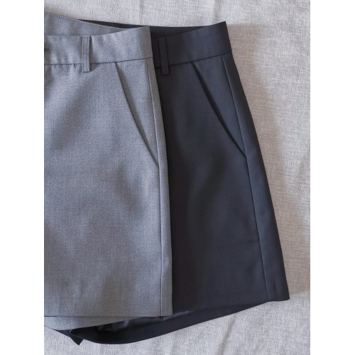 高腰西裝a字短褲女黑色秋冬2025新款顯瘦濶腿褲外穿打底靴褲春夏