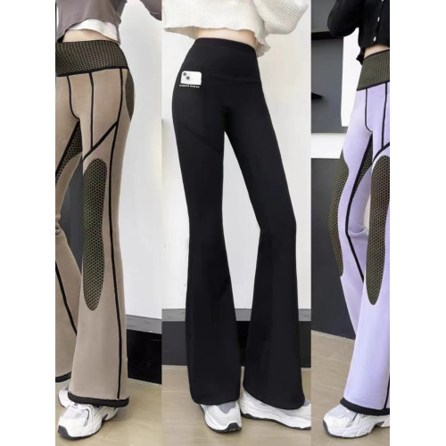 加厚絨冬季高腰口袋收腹顯瘦提臀時尚百搭外穿運動保暖修身喇叭褲 加厚絨冬季高腰口袋收腹顯瘦提臀時尚百搭外穿運動保暖修身喇叭褲