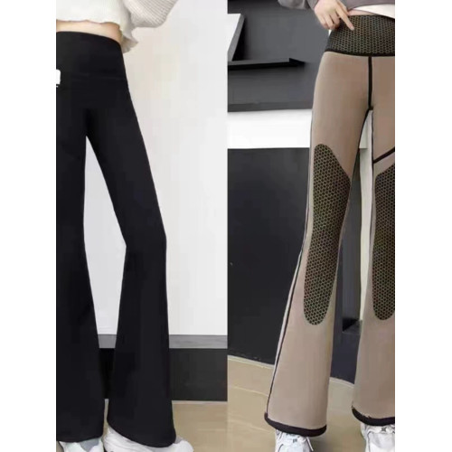 加厚絨冬季高腰口袋收腹顯瘦提臀時尚百搭外穿運動保暖修身喇叭褲 加厚絨冬季高腰口袋收腹顯瘦提臀時尚百搭外穿運動保暖修身喇叭褲