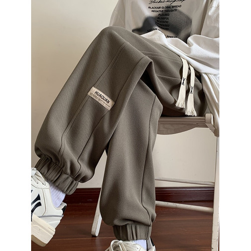 品牌旗下minette秋冬褲子女加絨寬松束腳休閒運動褲重磅顯瘦長褲