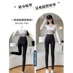 貓人帶口袋鯊魚褲女外穿騎行褲2025新款收腹提臀打底褲運動瑜珈褲