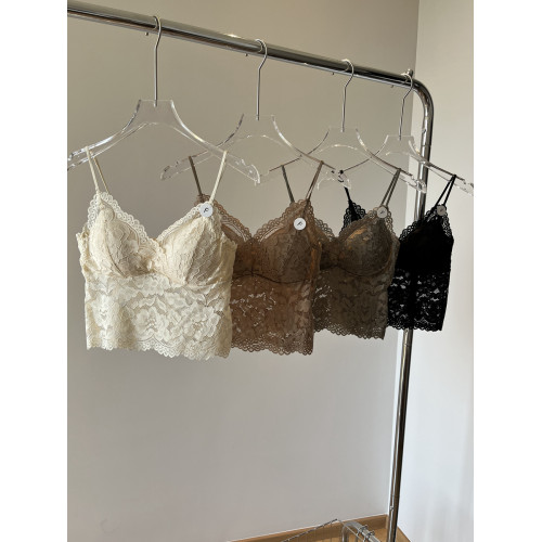 蕾絲吊帶女帶胸墊一體固定杯美背抹胸打底內搭背心上衣短款性感