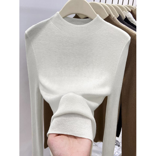 歐貨美拉德咖色打底衫女春季秋冬半高領修身上衣簡約洋氣內搭毛衣 歐貨美拉德咖色打底衫女春季秋冬半高領修身上衣簡約洋氣內搭毛衣