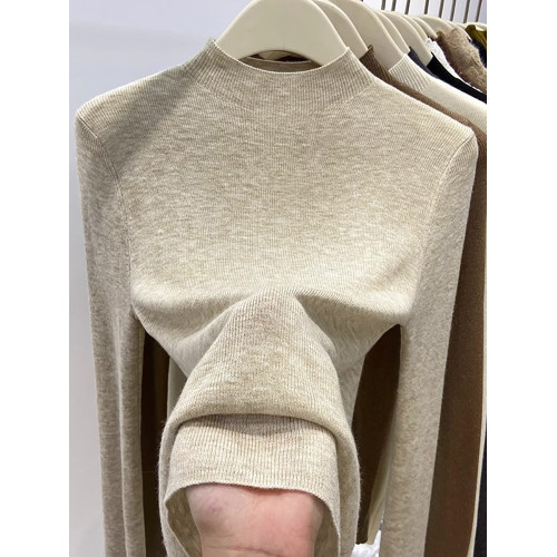 歐貨美拉德咖色打底衫女春季秋冬半高領修身上衣簡約洋氣內搭毛衣 歐貨美拉德咖色打底衫女春季秋冬半高領修身上衣簡約洋氣內搭毛衣