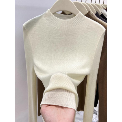 歐貨美拉德咖色打底衫女春季秋冬半高領修身上衣簡約洋氣內搭毛衣 歐貨美拉德咖色打底衫女春季秋冬半高領修身上衣簡約洋氣內搭毛衣