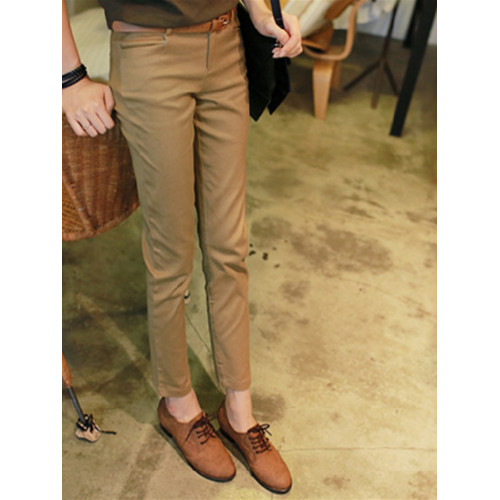 春秋小腳9分女褲直筒休閒褲子修身職業長褲純棉顯瘦工裝九分褲女 春秋小腳9分女褲直筒休閒褲子修身職業長褲純棉顯瘦工裝九分褲女