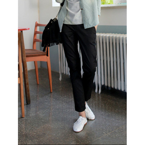 春秋小腳9分女褲直筒休閒褲子修身職業長褲純棉顯瘦工裝九分褲女 春秋小腳9分女褲直筒休閒褲子修身職業長褲純棉顯瘦工裝九分褲女