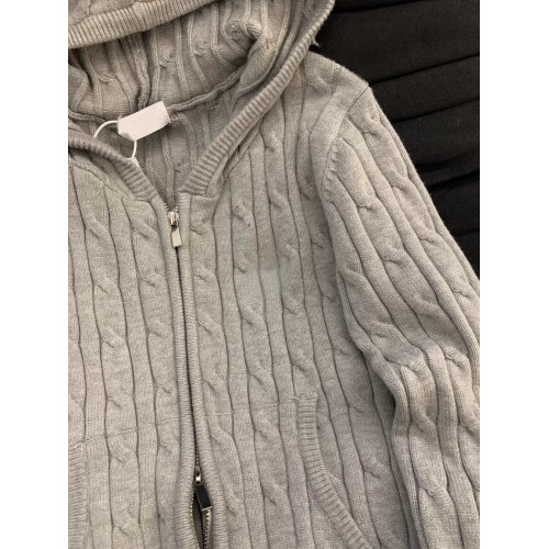 韓版灰色麻花拉鍊毛衣外套針織女春秋顯瘦慵懶風軟糯百搭開衫上衣